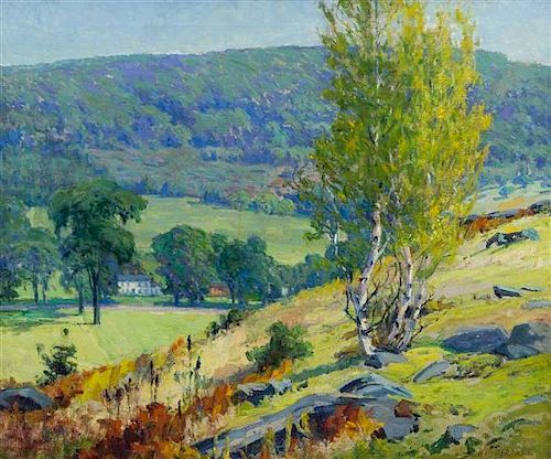 Harriet Randall Lumis, (American, 1870-1953), Overlook Cummington, circa 1921
