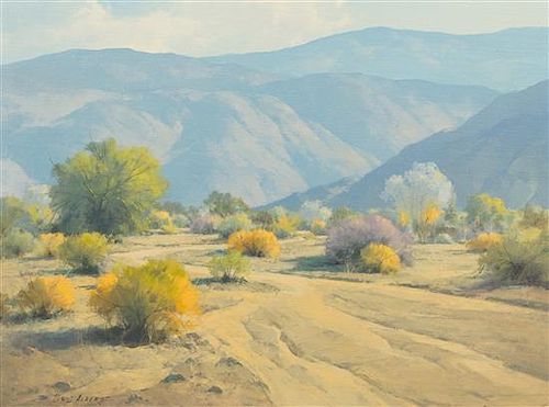 Karl Albert, (American, 1911-2007), Desert Scene