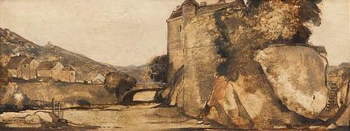 Willem van den Berg, (Dutch, 1886-1970), Landscape