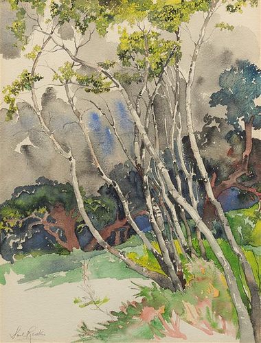 Saul Raskin, (American, 1878-1966), Landscape