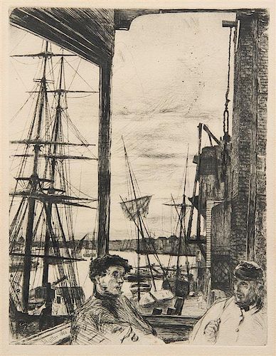 * James Abbott McNeill Whistler James Abbott McNeill Whistler, (American, 1834-1903), Rotherhithe, 1860