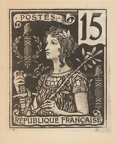 * Eugene Grasset, (French, 1841-1917), Republique Francaise, 1885