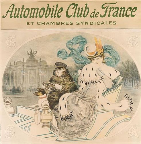 Jules-Abel Faivre, (French, 1867-1945), Automobile Club de France, 1904