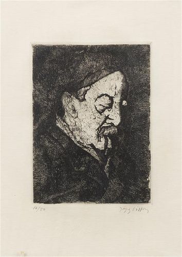 Jacques Villon, (French, 1875-1963), Portrait du peintre-graveur Emile Nicollee, 1891