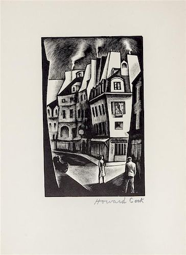 Howard Norton Cook, (American, 1901-1980), Paris Street, 1930