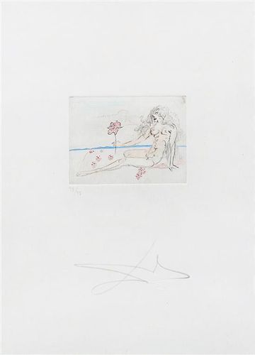 Salvador Dali, (Spanish, 1904-1989), Petites Nus, 1972 (a group of 7 color etchings from the portfolio of 8)