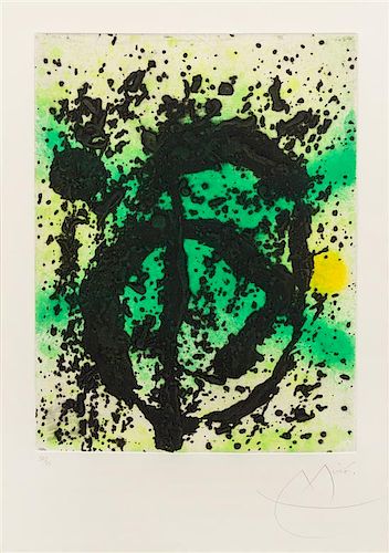 Joan Miro, (Spainish, 1893-1983), Le regne vegetal, 1968