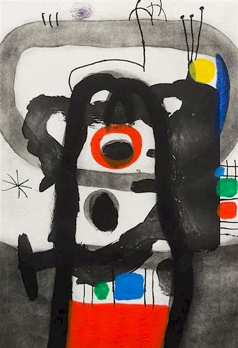 * Joan Miro, (Spanish, 1893-1983), L'enrage, 1967
