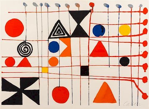 * Alexander Calder, (American, 1898-1976), Quilt, 1966