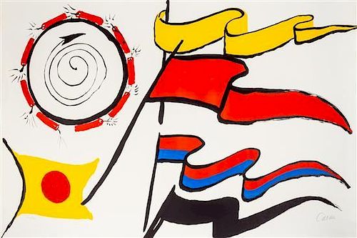 Alexander Calder Alexander Calder, (American, 1898–1976), Oriflammes, 1969