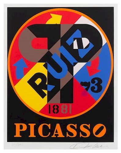 * Robert Indiana, (American, b. 1928), Picasso (from The American Dream), 1997