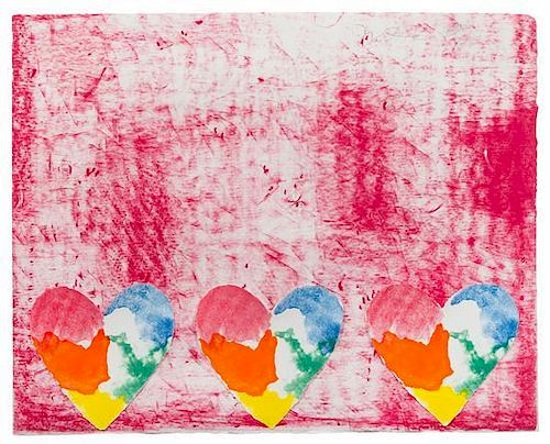* Jim Dine, (American, b. 1935), Untitled (from Dutch Hearts), 1970