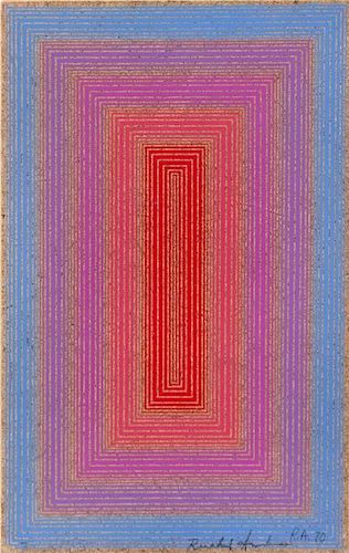 Richard Anuskiewicz, Richard Anuszkiewicz (American, b. 1930), Untitled, 1970