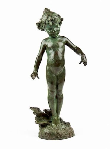 Edward Berge.  "Violet," bronze