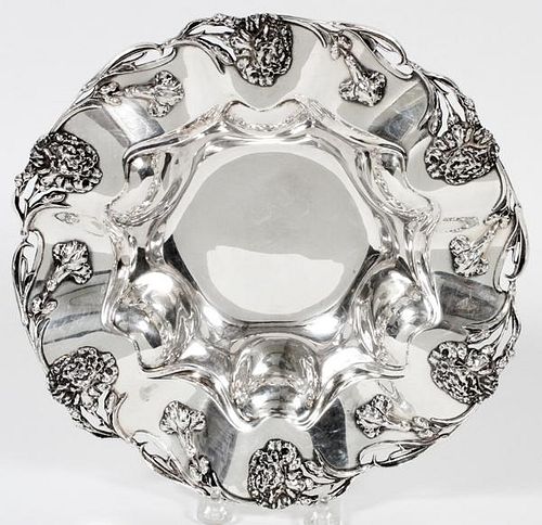 FRANK M. WHITING CO. STERLING FRUIT BOWL