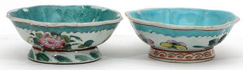 CHINESE PORCELAIN COMPOTES TWO