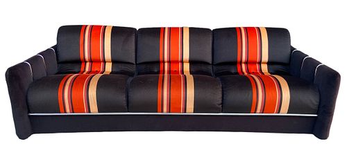 IMO MILO BAUGHMAN Mid Century Tuxedo Style Sofa 