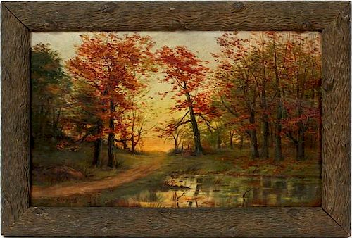 IN THE MANNER OF JASPER CROPSEY OIL ON CANVAS