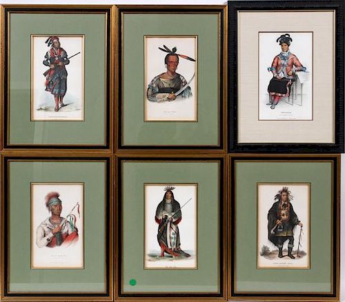 MCKENNY AND HALL BOWEN AMERICAN INDIAN LITHOGRAPHS