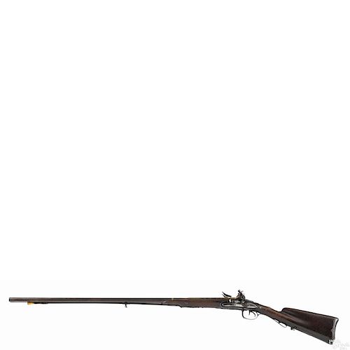Ornate French double hammer fusil de chasse shotgun, ca. 1780