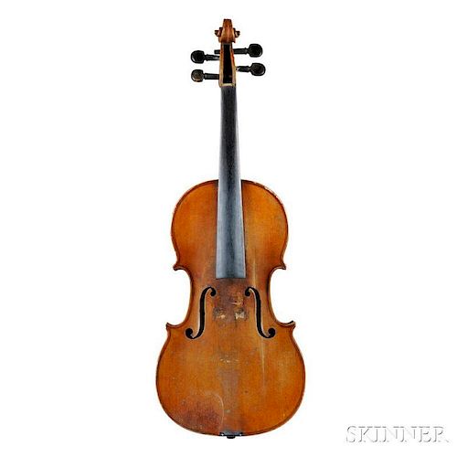 French Violin, Mirecourt, Mid-19th Century
