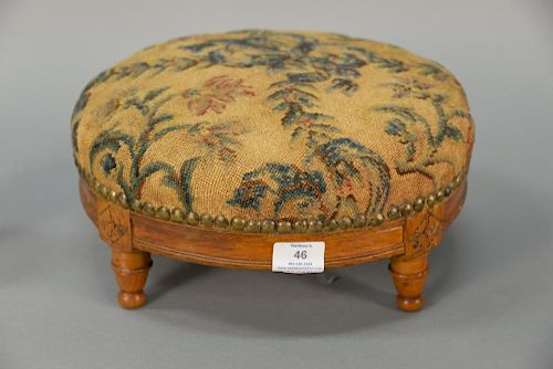 Small French Louis XVI stool marked Jacob