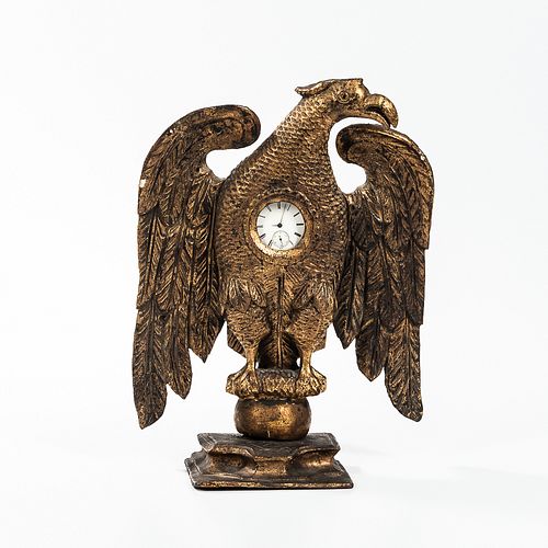 Carved and Gilded Eagle Watch Stand