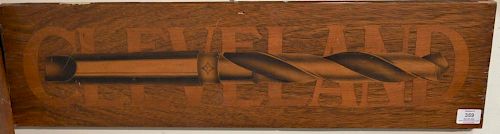 Cleveland Drill Bits inlaid architectural sign