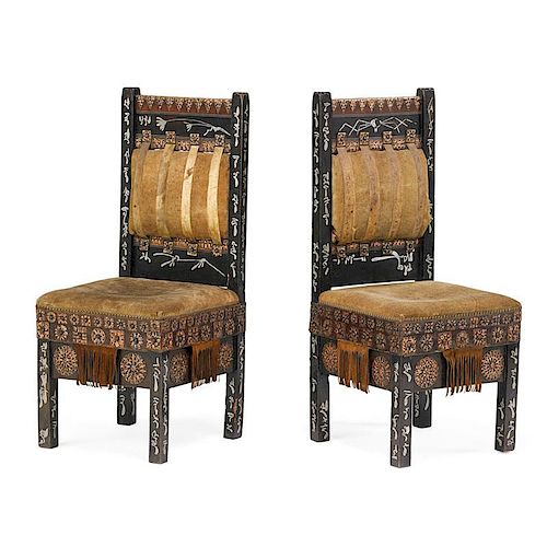 CARLO BUGATTI Pair of chairs