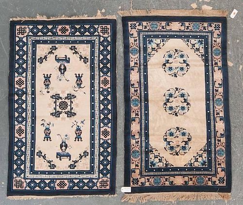 Two Peking Chinese rugs, approx. 3 x 5 each