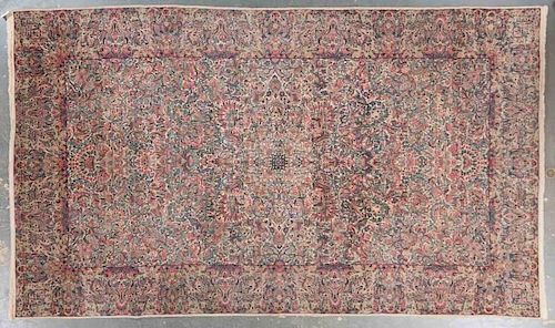 Antique Lavar Kerman carpet, approx. 8.7 x 14.7