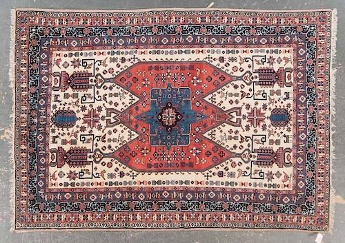 Persian Tribal carpet, approx. 6.7 x 9.3