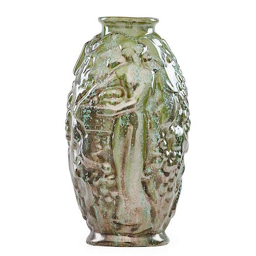 FULPER Vase with maidens