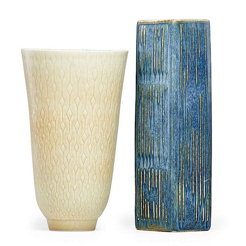 CARL-HARRY STALHANE; RORSTRAND Two vases
