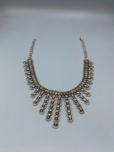 North African sol Silver Necklace