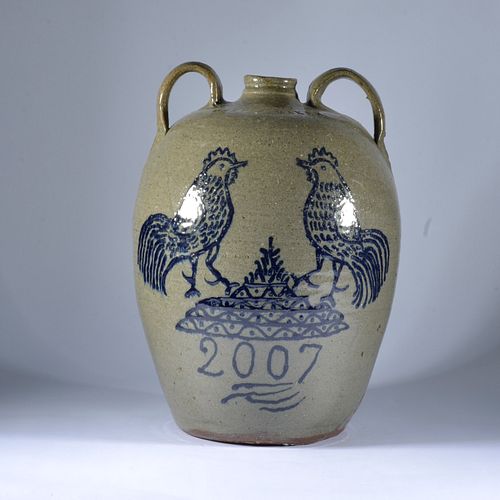 Chester Hewell Slip Decorated Jug