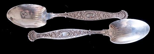 "Hyperion" Whiting Mfg. Co. Sterling Spoons, Pair