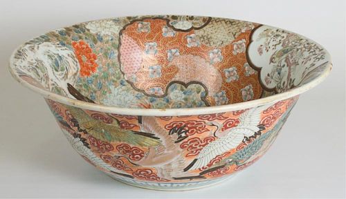 18th C Qing (Manchu) Dynasty Porcelain Fish Bowl