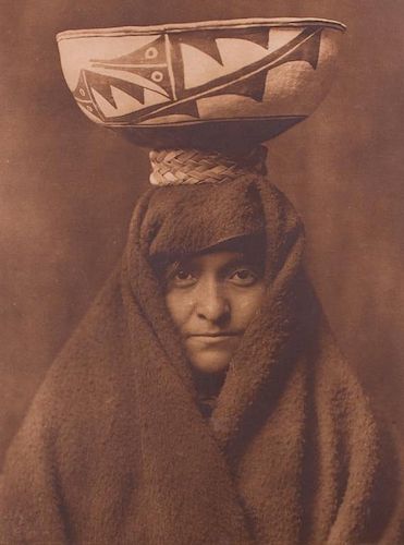 Edward Curtis "A Zuni Woman" Photogravure