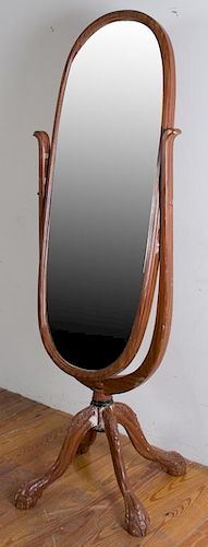 Claw Foot Cheval Mirror