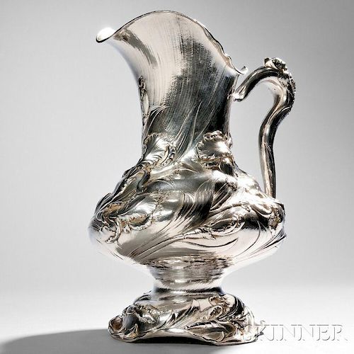 Reed & Barton Art Nouveau .950 Silver Water Pitcher