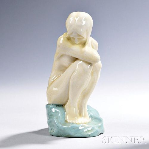 Royal Doulton Figure Crouching Nude