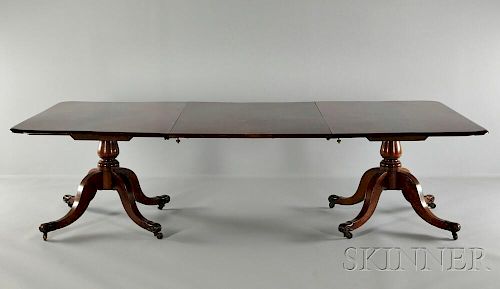 Mahogany Double-pedestal Dining Table