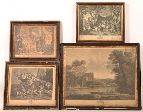 Four Various 18th Century Prints.