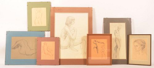 Seven J. Cashore Nude Drawings/Sketches.