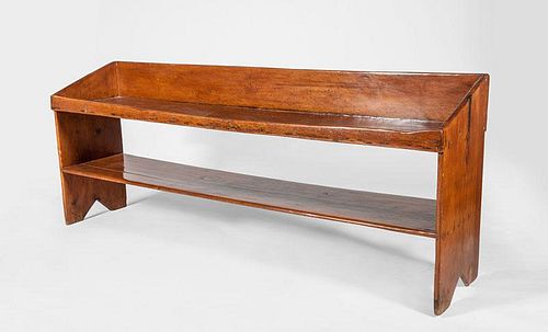 American Stained Pine Cobbler's Bench