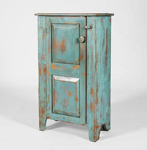 American Blue Stained Pine Cabinet, Modern