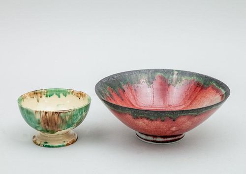Two Glazed-Pottery Bowls