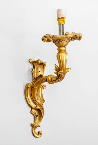 Louis XV Style Gilt-Bronze Single-Light Wall Sconce