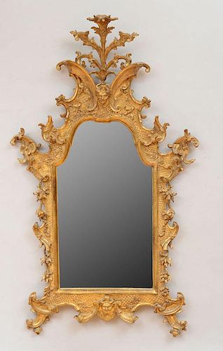 Fine Italian Rococo Giltwood Mirror